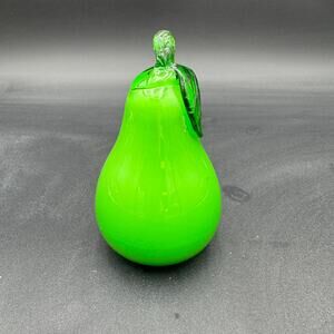 Vintage Murano Style Hand Blown Glass Fruits Blown Glass Art Retro Kitchen Decor
